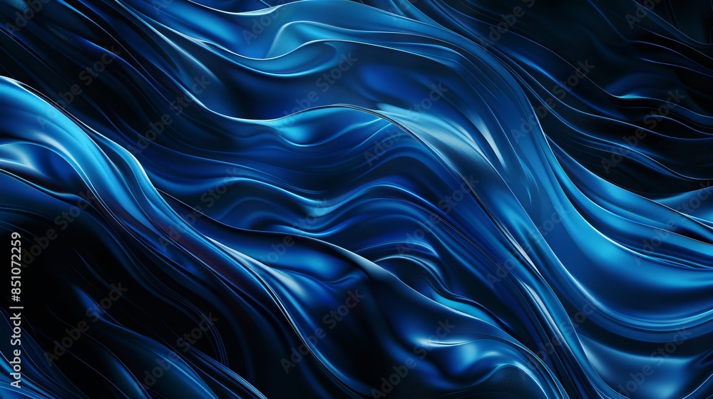 Obraz premium Abstract background of blue color with black background. Modern abstract background