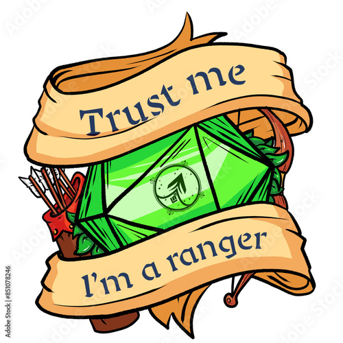 Trust me, I'm a ranger - Dungeons and Dragons - Illustration photo