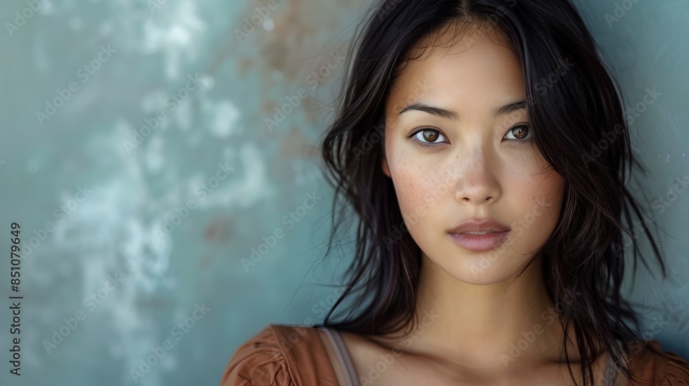 beautiful korean woman looking into the camera. Korean woman looking into the camera beautiful korean woman looking into the camera. Korean woman looking into the camera