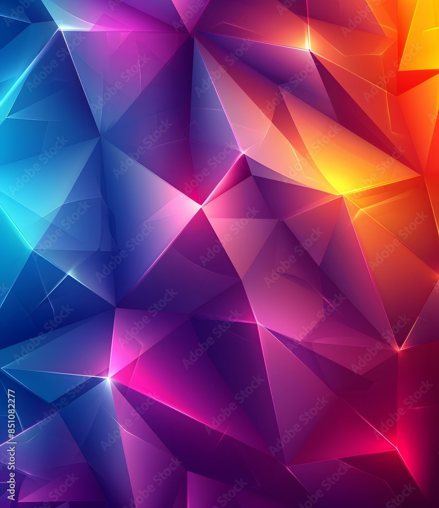 Abstract Colorful Geometric Shapes Background Abstract Colorful Geometric Shapes Background