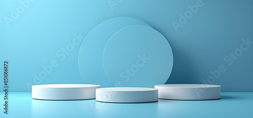 White podium in a room. Created with Ai