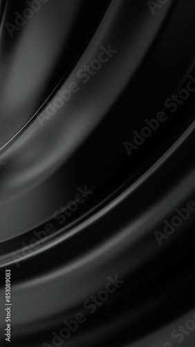 Abstract illustration on a black vertical background. 3d rendering illustration not AI