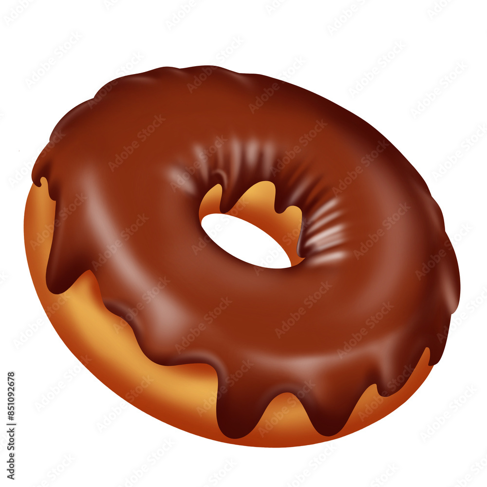 realistic of donuts with sprinkles isolated on transparent background. realistic of donuts with sprinkles isolated on transparent background.