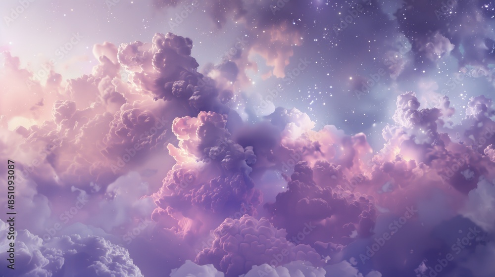 Mystical Nebula Clouds in Deep Space Mystical Nebula Clouds in Deep Space