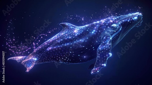 Humpback Whale in a Digital Ocean © nomesart