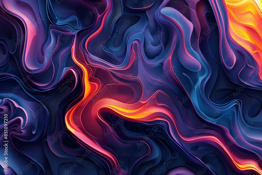 Abstract Colorful Waves Background Abstract Colorful Waves Background