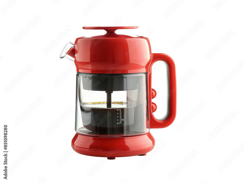 Red Electric Coffee Maker with Glass Carafe Red Electric Coffee Maker with Glass Carafe