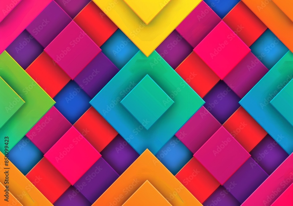 Abstract Colorful Geometric Pattern Abstract Colorful Geometric Pattern