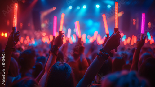 サイリウムを振る