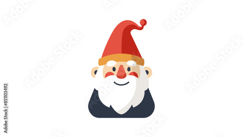 happy gnome minimal logo