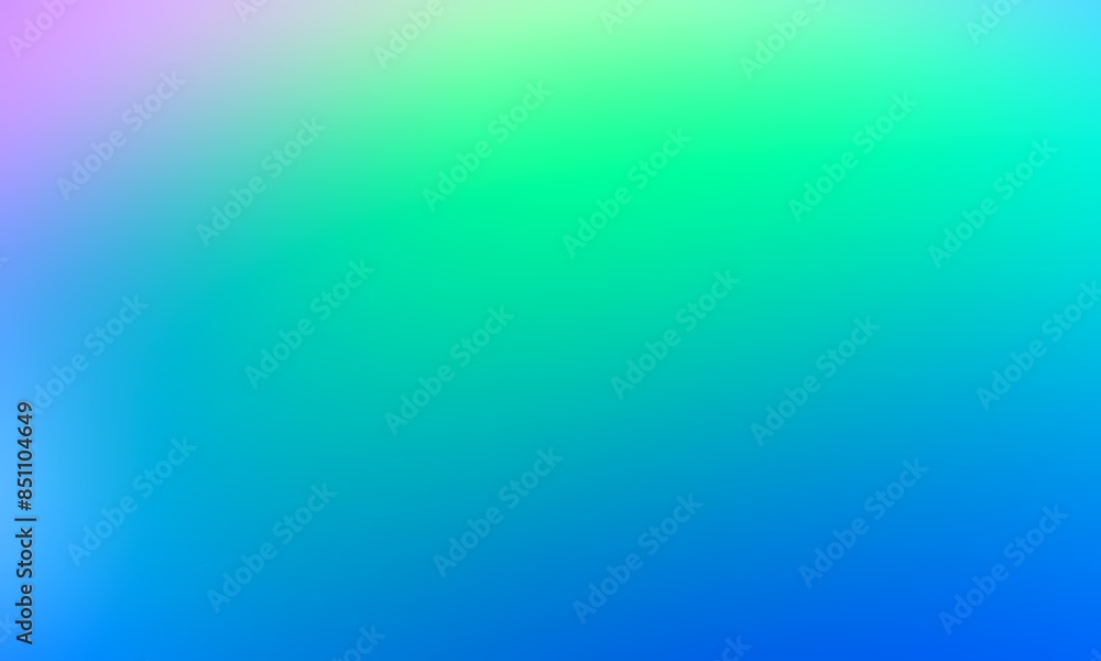 Fototapeta premium Abstract blurred background image of blue, green, pink colors gradient used as an illustration. Designing posters or advertisements.