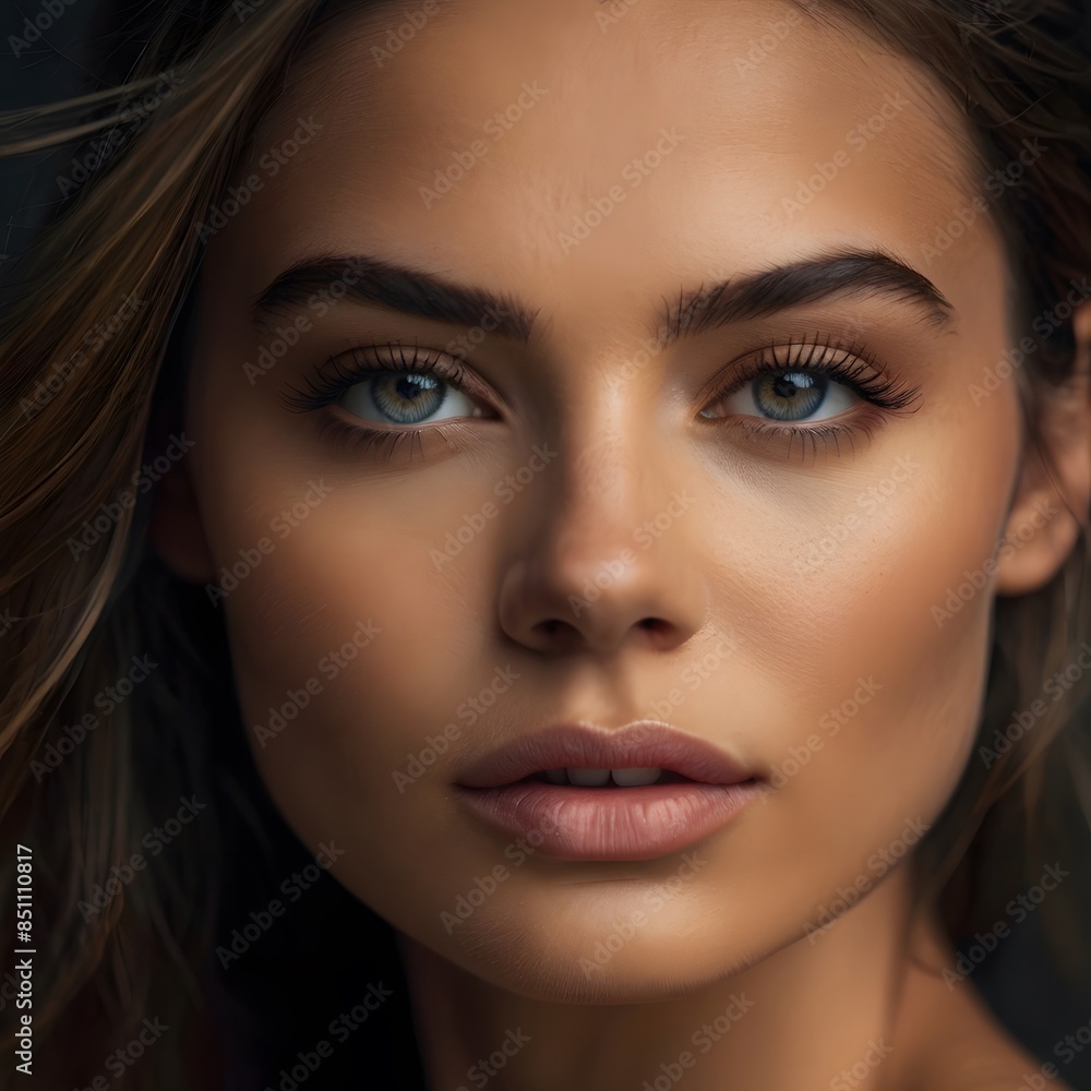 portrait of an extremely attractive woman with a hyperrealistic, beautiful full perfect face template portrait of an extremely attractive woman with a hyperrealistic, beautiful full perfect face template