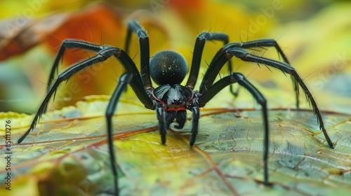 Black widow Spider .