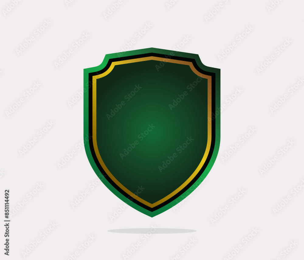 Shield icon template isolated. logo design, flat style color editable vector illustration Shield icon template isolated. logo design, flat style color editable vector illustration