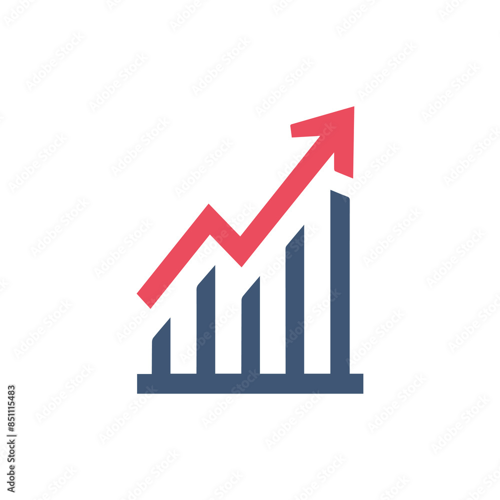 Graph chart economic icon. Money business increase design. Graph chart economic icon. Money business increase design.