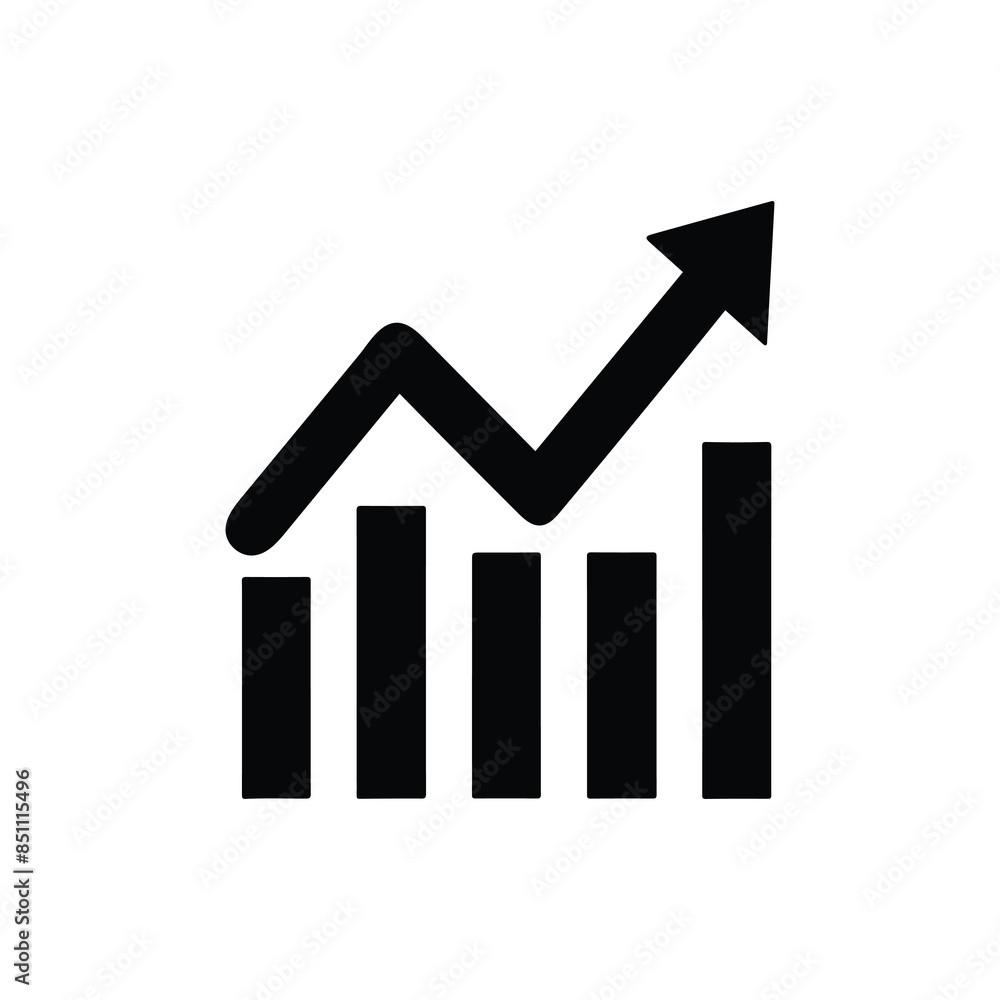 Graph chart economic icon. Money business increase design. Graph chart economic icon. Money business increase design.