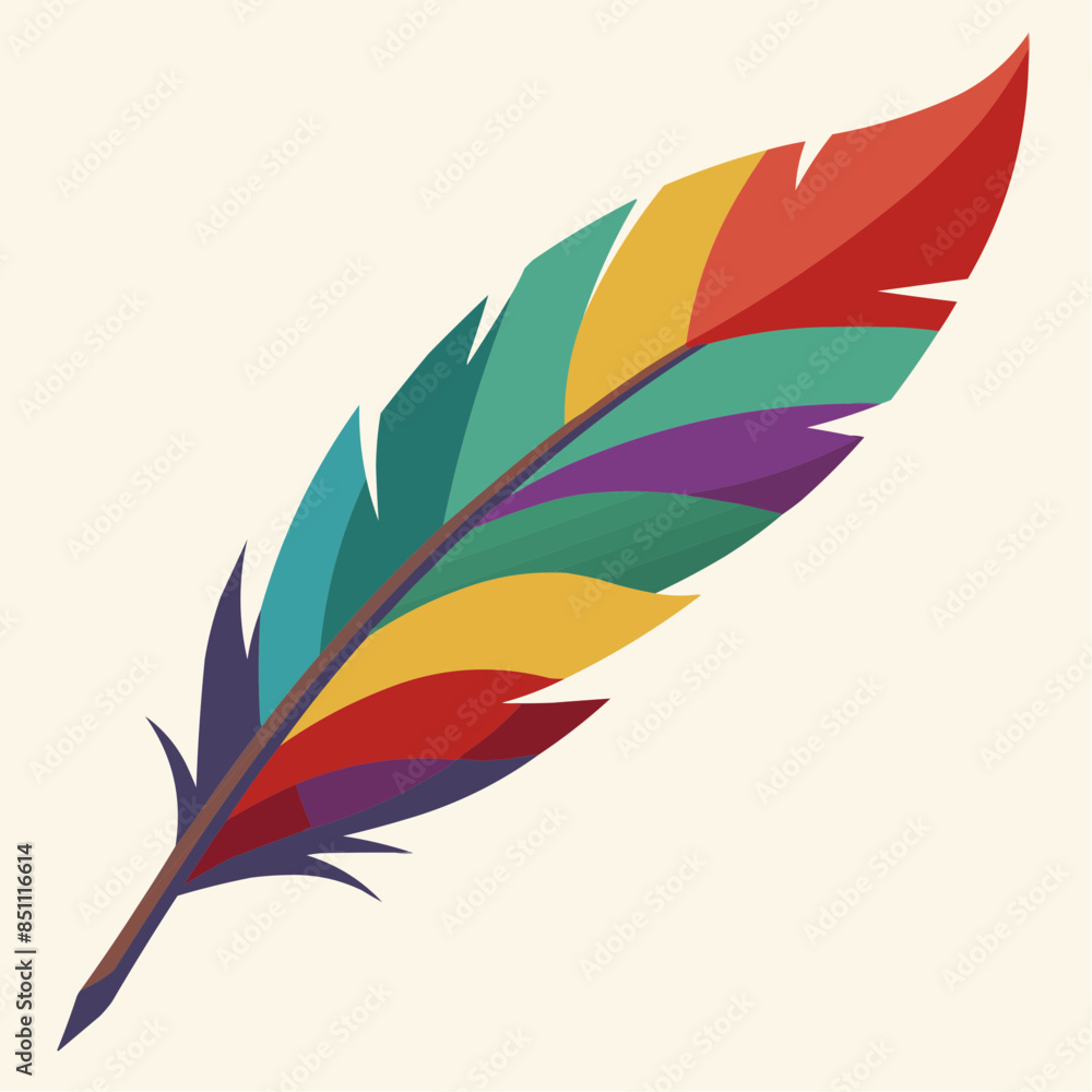 illustration of feather illustration of feather