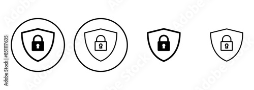 Security icon set. protection icon. privacy. vpn
