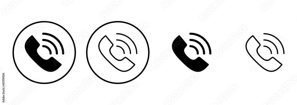 Call icon set. telephone icon vector. phone icon vector. contact us Call icon set. telephone icon vector. phone icon vector. contact us