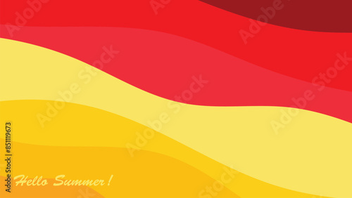 Abstract background design with summer color theme, with wavy patterns,Abstract summer wave background,