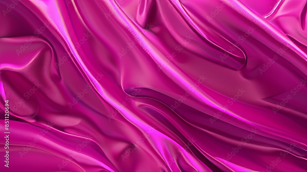 Abstract viva magenta background with smooth wavy texture background silk drapery concept. Wallpaper design for poster, presentation, website. isolated on a solid magenta background. Illustrations Abstract viva magenta background with smooth wavy texture background silk drapery concept. Wallpaper design for poster, presentation, website. isolated on a solid magenta background. Illustrations