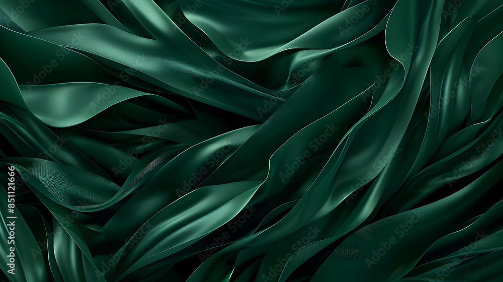 Luxury dark green plant background with motion Luxury dark green plant background with motion