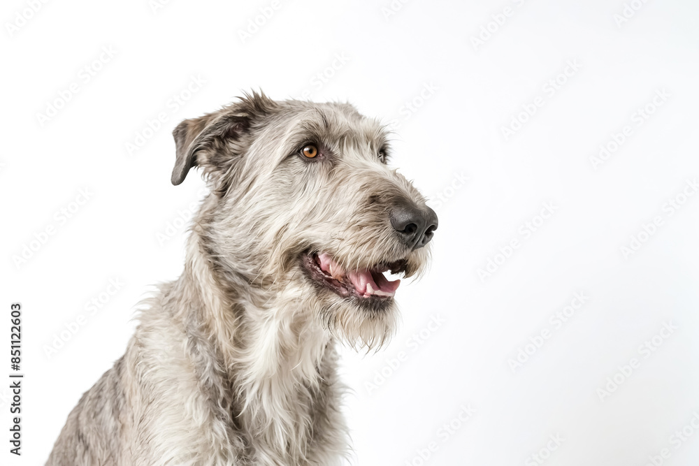 Close up of a grey dog's face Close up of a grey dog's face
