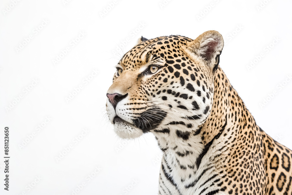 Obraz premium Close-Up of a Leopard's Face