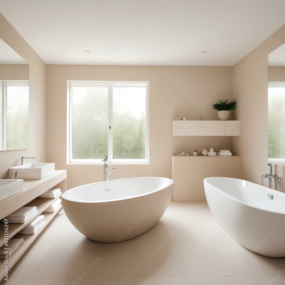 modern bathroom with towel and tiles modern bathroom with towel and tiles