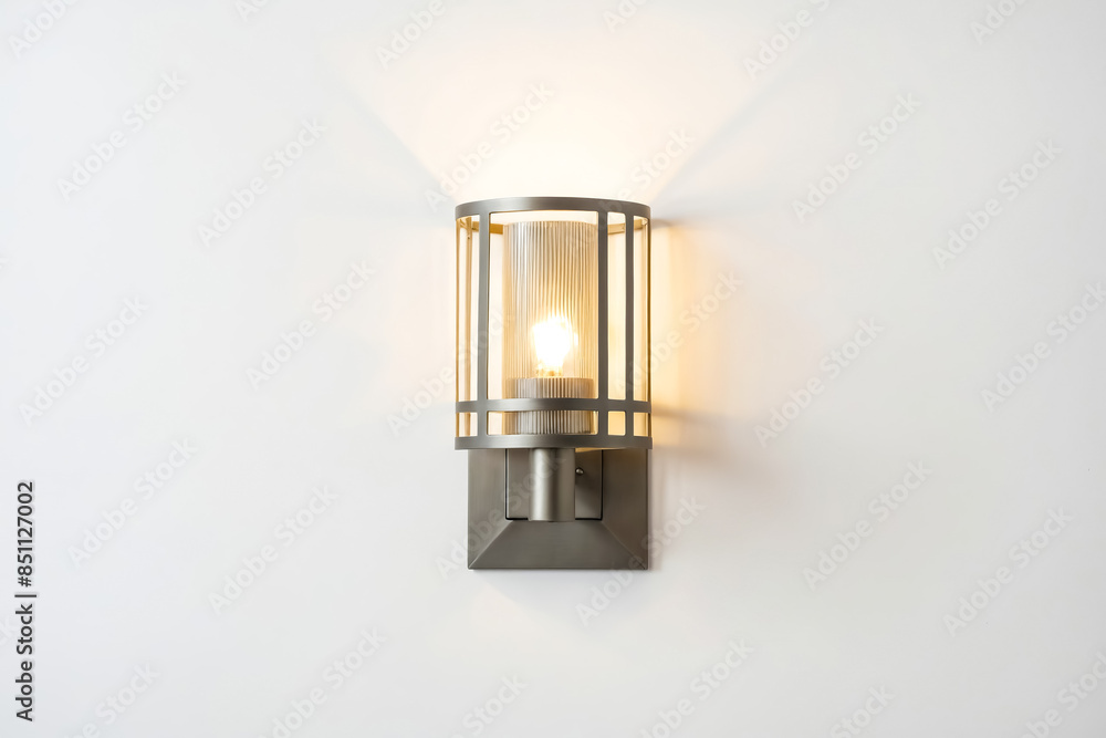 Modern Wall Sconce with Glass Shade Modern Wall Sconce with Glass Shade
