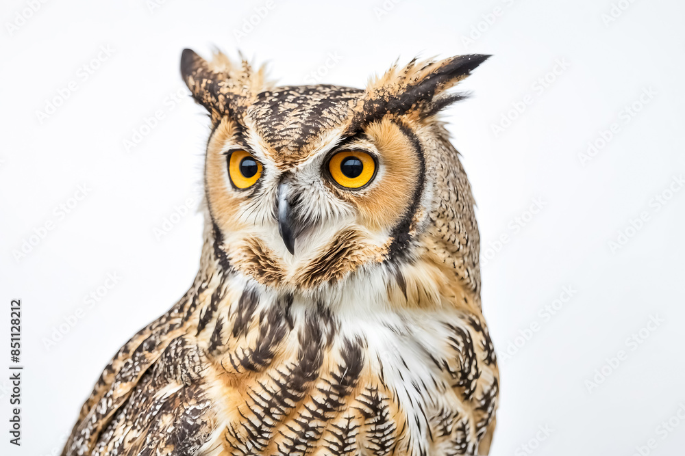 Close-up of an Owl's Face Close-up of an Owl's Face