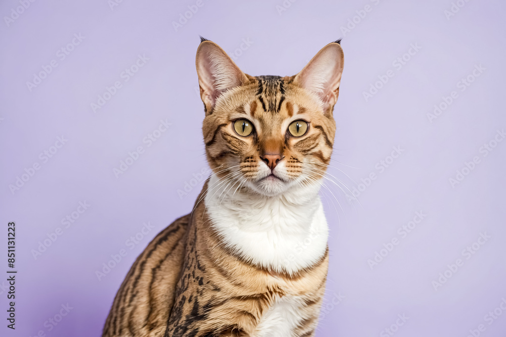 Close-up portrait of a beautiful cat with green eyes Close-up portrait of a beautiful cat with green eyes