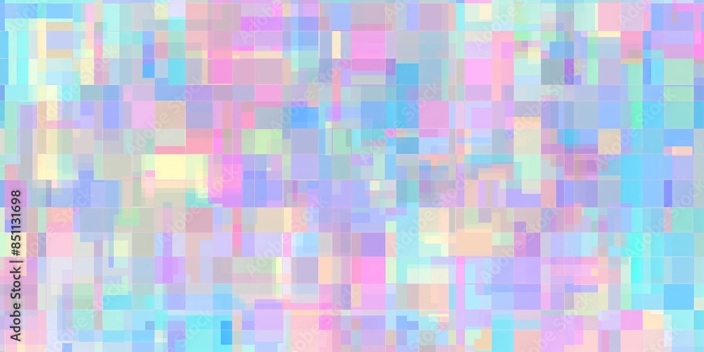 Pastel Mosaic Pattern with Square Tiles. Pastel Mosaic Pattern with Square Tiles.