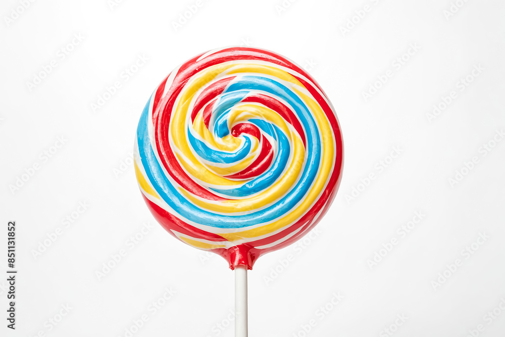 Colorful Lollipop Isolated On White Background Colorful Lollipop Isolated On White Background