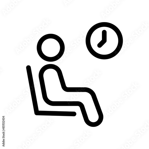 Lounges, Waiting room icon