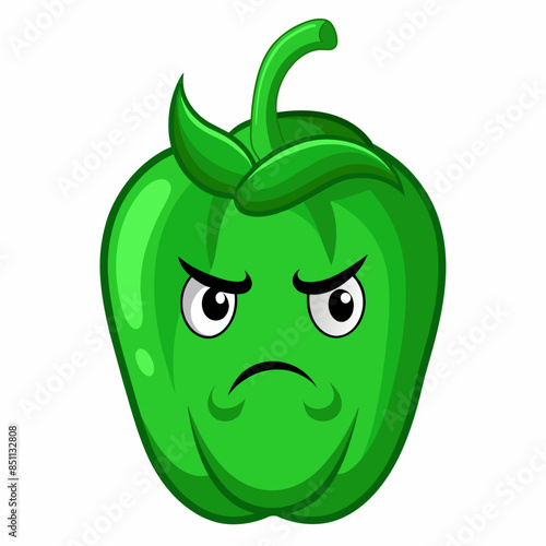 Capsaicin vector illustration, disapproving icon and healthy solder fruit, silhouette, logo, eps file, Capsaicin cartoon character, png On White Background