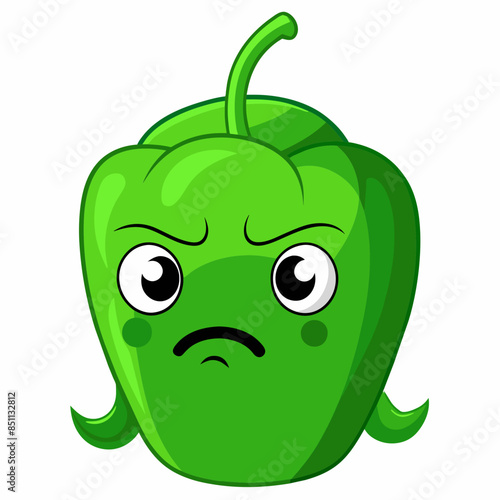 Capsaicin vector illustration, disapproving icon and healthy solder fruit, silhouette, logo, eps file, Capsaicin cartoon character, png On White Background