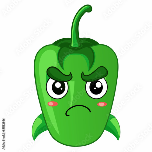 Capsaicin vector illustration, disapproving icon and healthy solder fruit, silhouette, logo, eps file, Capsaicin cartoon character, png On White Background