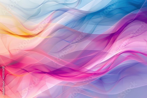 Background wave colourful abstract - generative ai