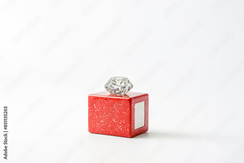 Red Box with a Diamond on Top Red Box with a Diamond on Top