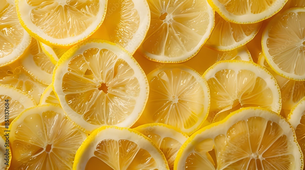 Fresh lemon slices pattern backgrond. Fresh lemon slices pattern backgrond.