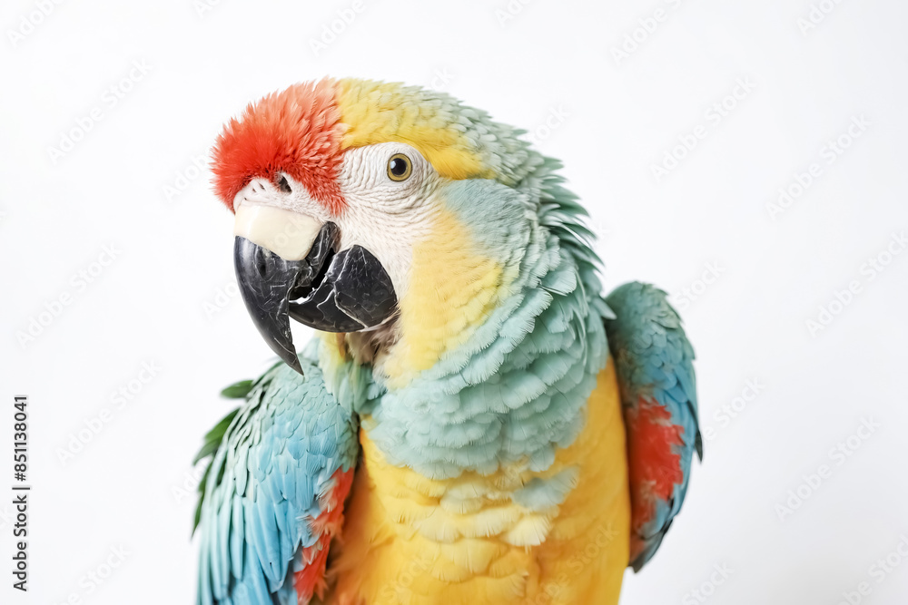 Close-up of a Colorful Macaw Parrot Close-up of a Colorful Macaw Parrot
