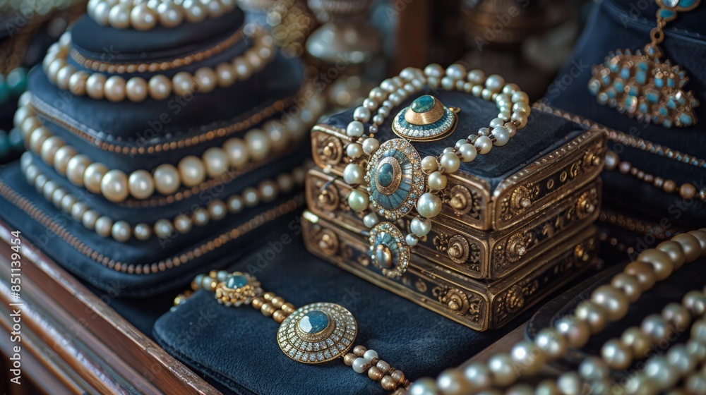Antique Jewelry with Modern Accessories: Illustrate a backdrop featuring antique jewelry alongside modern fashion accessories, showcasing the evolution of style and craftsmanship. Antique Jewelry with Modern Accessories: Illustrate a backdrop featuring antique jewelry alongside modern fashion accessories, showcasing the evolution of style and craftsmanship.