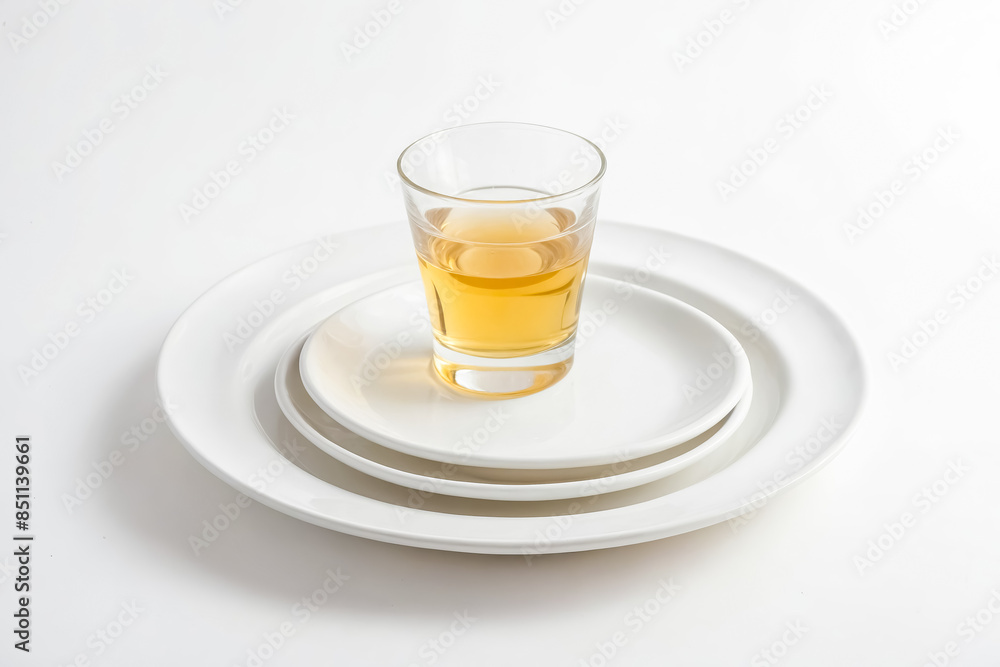 Shot of a glass of whiskey on a white background Shot of a glass of whiskey on a white background