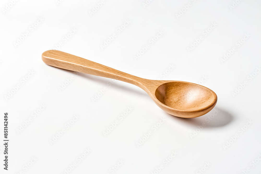 Wooden Spoon Isolated on White Background Wooden Spoon Isolated on White Background