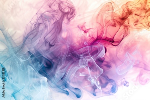 Decorative background with smoke - generative ai