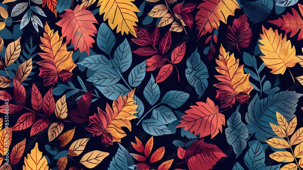 Nature Foliage Wonderland Breeze Vector Pattern can be used for background and apparel design which is very beautiful and amazing Nature Foliage Wonderland Breeze Vector Pattern can be used for background and apparel design which is very beautiful and amazing