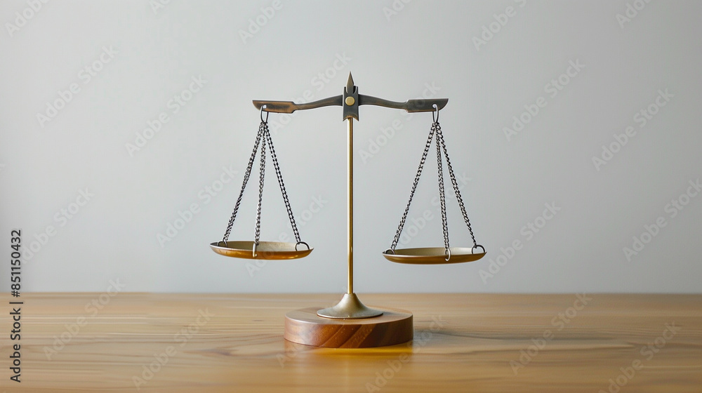 justice balance on the table justice balance on the table