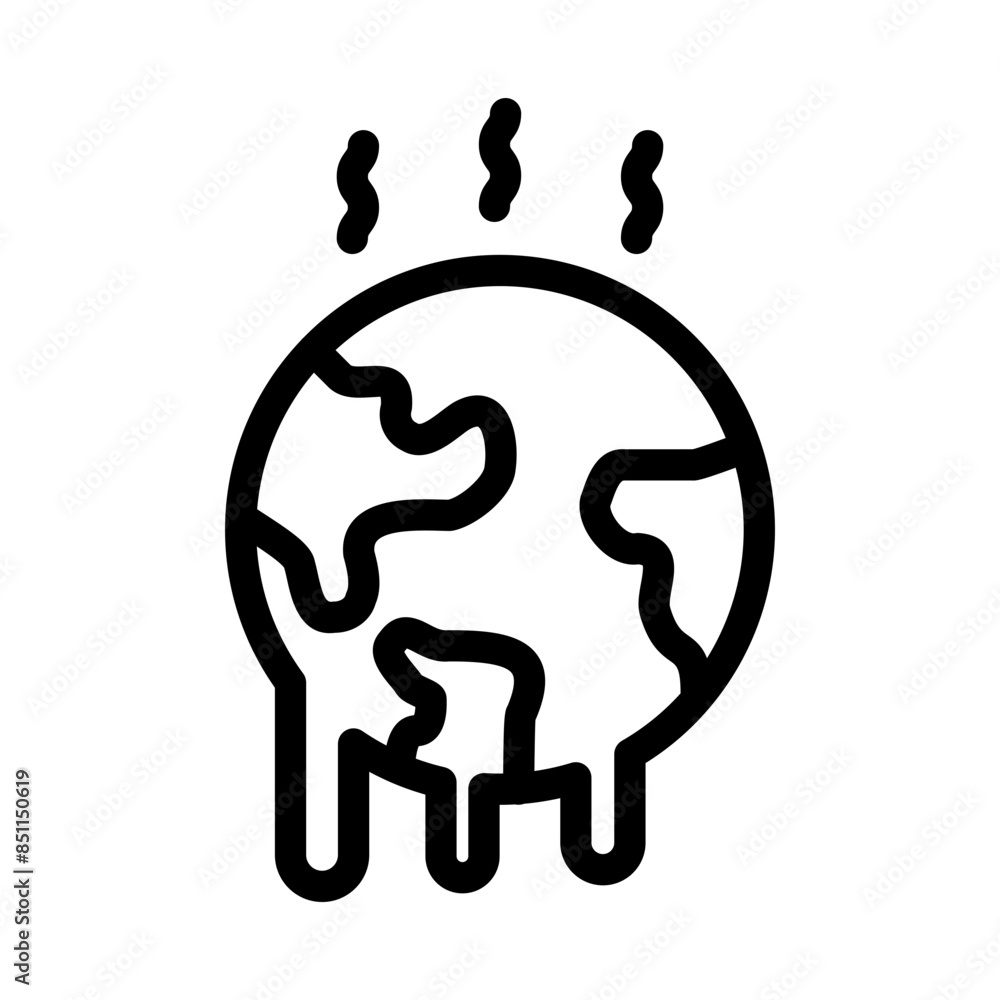 Global Warming Icon