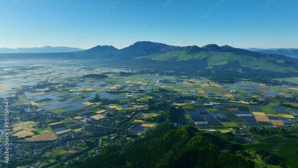 田園都市の風景 空撮 田園都市の風景 空撮